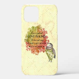 Love is Patient & Kind Quote iPhone 12 Case