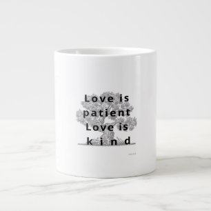 Love Is Patient Love Is Kind Classic Look  Large Coffee Mug
