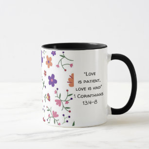 "Love is patient, love is kind" Mug By Zazz_it
