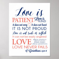 love is patient love is kind Poster