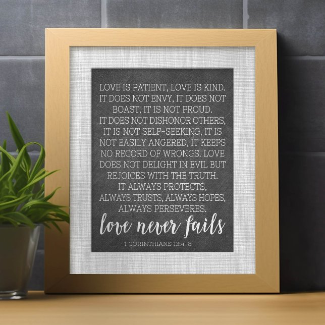 Love is Patient Love is Kind Print (Creator Uploaded)