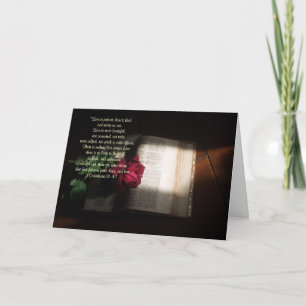 Love is patient, Love is kind/ Scripture Holiday Card