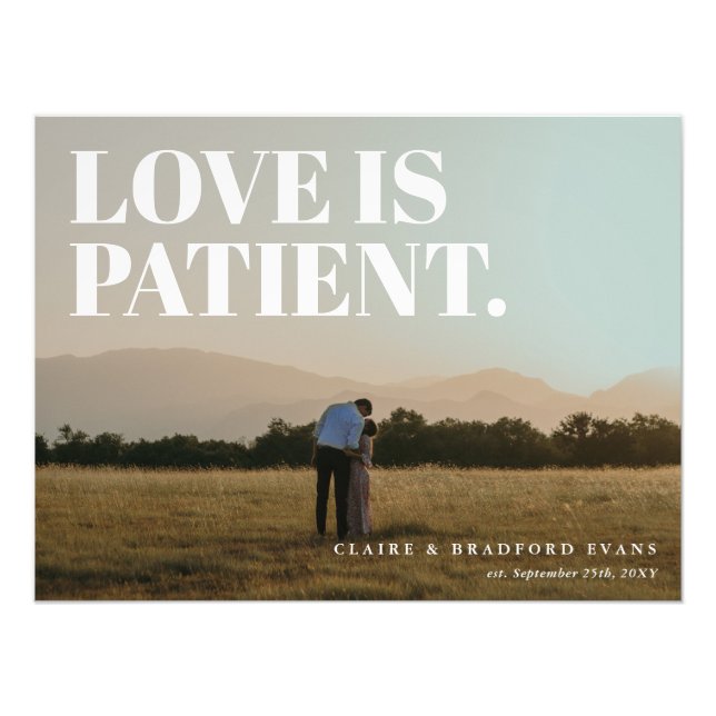 Love is Patient Memory Event Photo (Front)