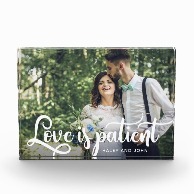 Love is Patient Photo and Name Block (Front)
