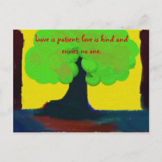 Love Is Patient Postcard