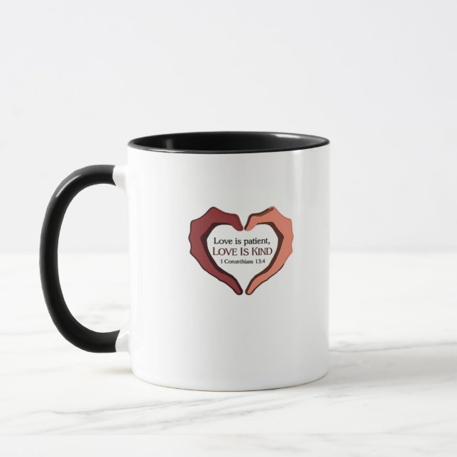 Love Is Patient Refined Aesthetic  Mug (Left)