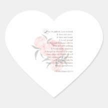 Love Is Patient – Scripture Wedding Postcard