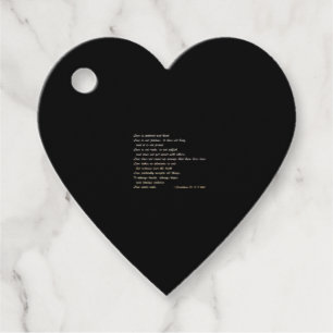 Love Is Patient Simple Inspirational Design  Favour Tags