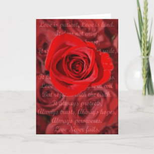 Love is Patient Verse Card