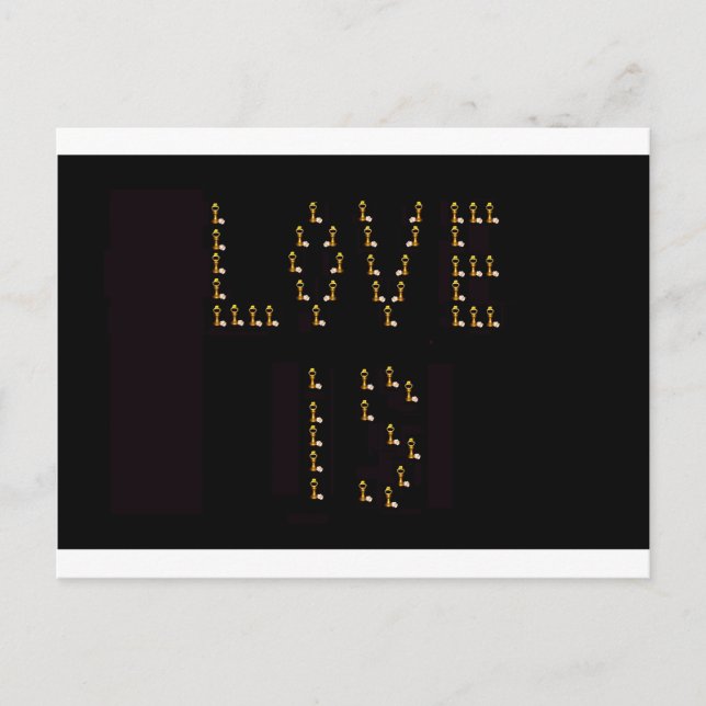Love Is Postcard (Front)