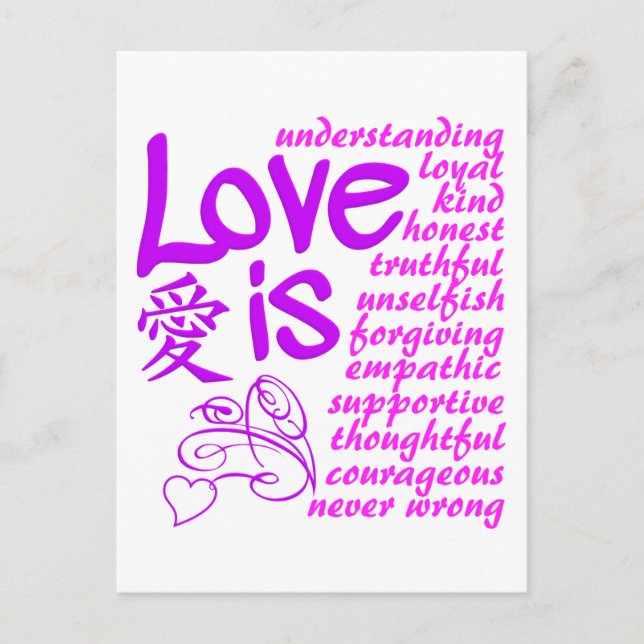 Love Is ... postcard (Front)