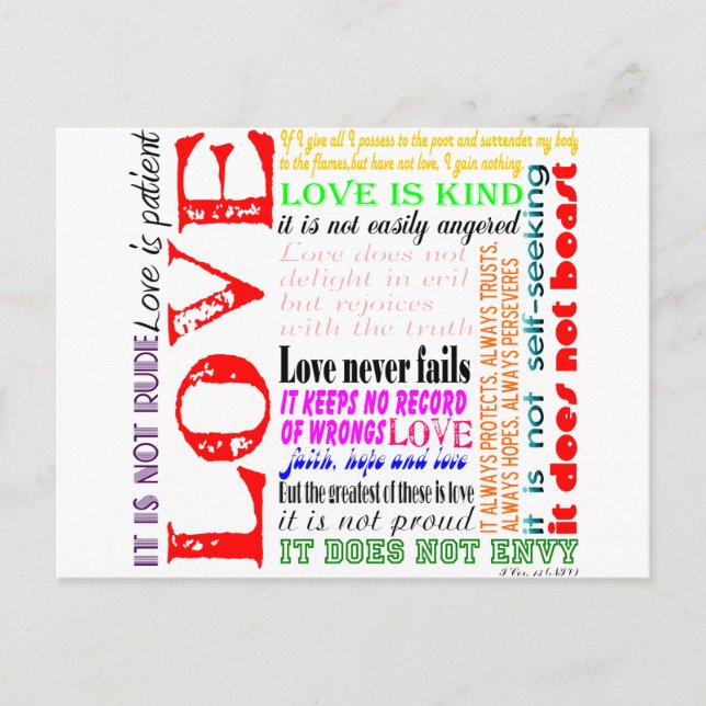 Love is... postcard (Front)