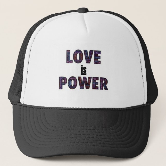 Love ❤ is power, hat, for sale ! trucker hat (Front)