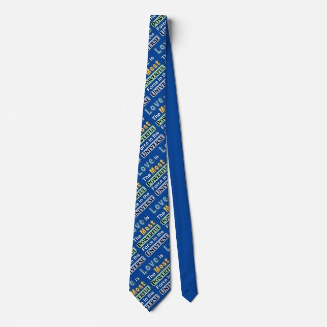 Love is Powerful   Tie (Front)