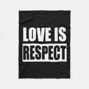 Love Is Respect Wear Orange Day Advocacy Anti Viol Fleece Blanket