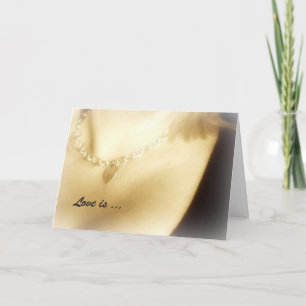 Love is ... Romantic Valentine Card