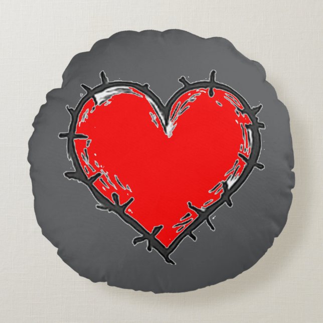 Love is round cushion (Front)