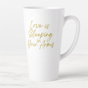 Love is Sleeping in Your Arms Tall Latte Mug