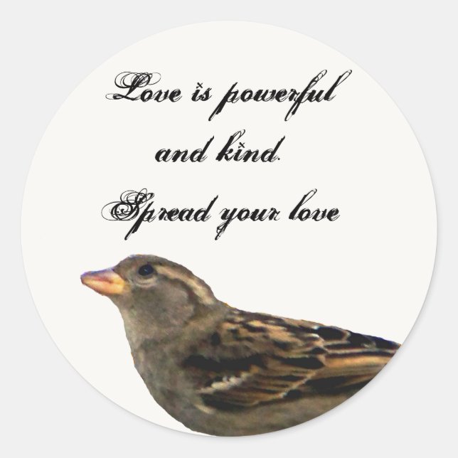 Love Is !_ Sticker (Front)