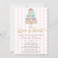 Love is Sweet Bridal Shower Invitation