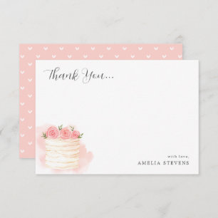 Love Is Sweet Bridal Shower Thank You Invitation