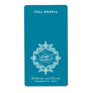 Love is sweet - Candy Bag Wedding  Favour Labels