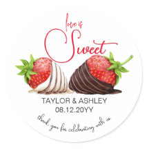 Love is Sweet Chocolate Covered Strawberries
