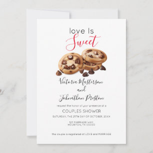 Love is Sweet Cookie Couples Shower Invitation