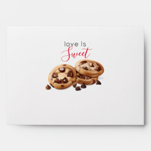 Love Is Sweet Cookie Wedding Envelope