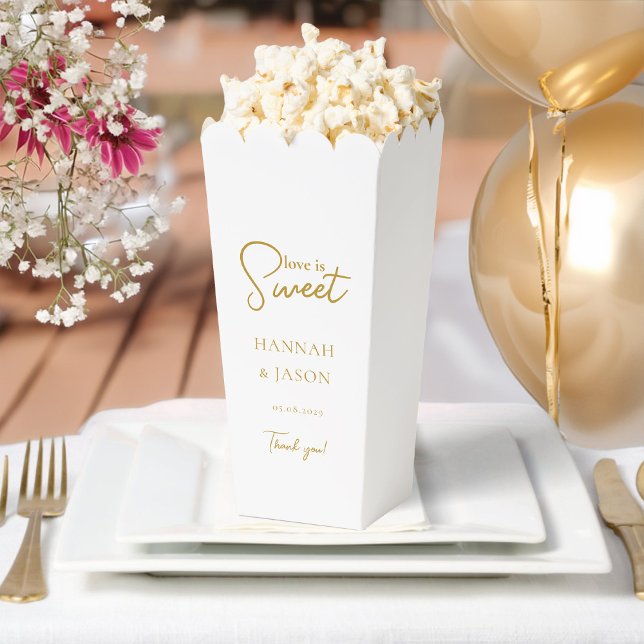 Love is Sweet! Elegant, Simpel  Favour Box (Creator Uploaded)