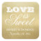 Love is Sweet Gold Wedding Monogram