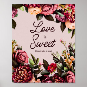 Love is Sweet, Please Take a Treat Poster