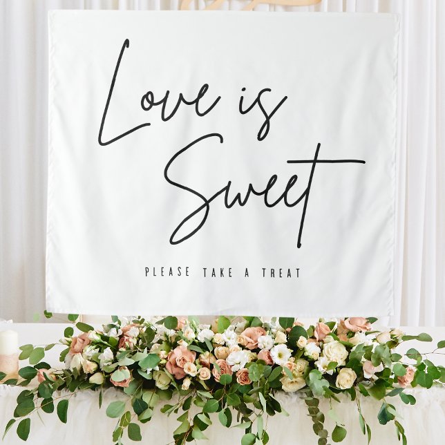 Love Is Sweet Please Take A Treat Sign Wedding Tapestry (Love Is Sweet Please Take A Treat Sign Wedding Tapestry
)