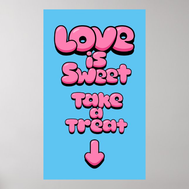 Love is Sweet Poster (Front)