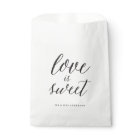 Love Is Sweet Script Chic Calligraphy Name Wedding