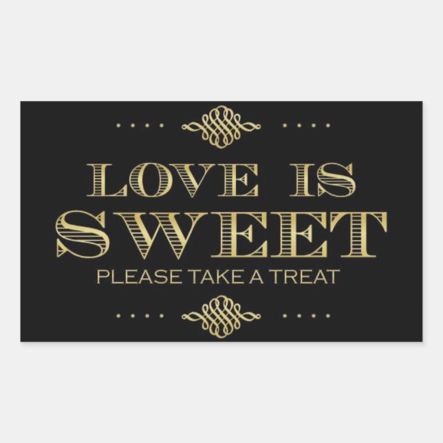 Love is Sweet Sticker (Front)