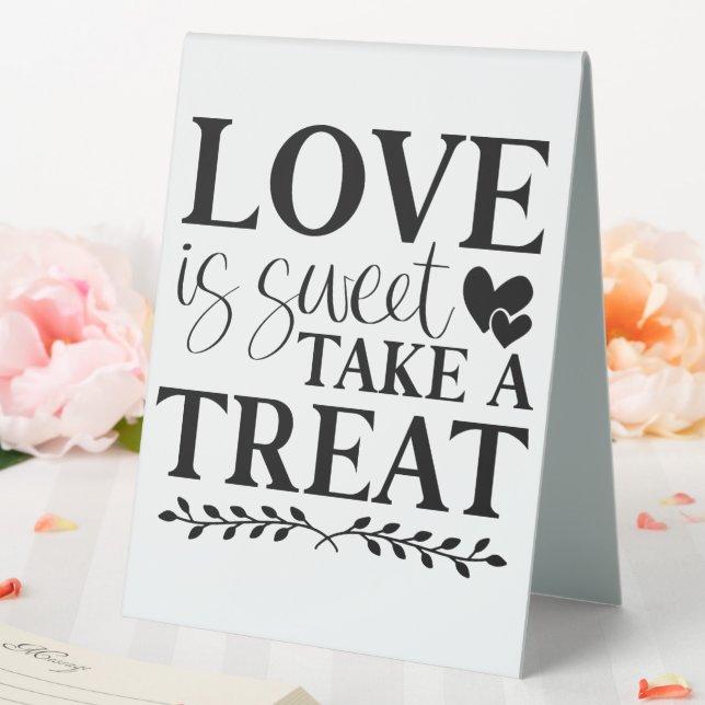 Love Is Sweet Take A Treat (In SItu (Wedding))