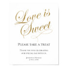 Love is Sweet, Take a Treat Favour Display