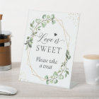 Love is Sweet Take a Treat Geometric Eucalyptus