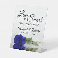 Love is Sweet Take a Treat Royal Blue Rose Wedding