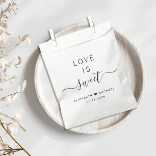 Love Is Sweet Wedding Favour Bag