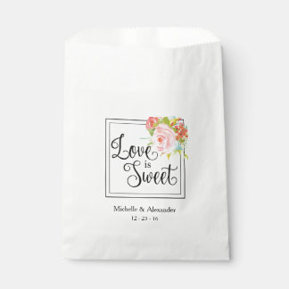 Love is Sweet - Wedding Favour Bag, Shower Treats Favour Bag