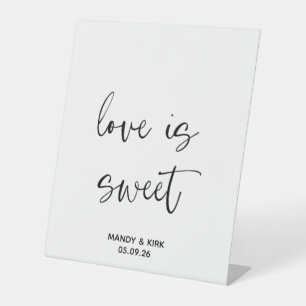 Love Is Sweet Wedding Favour Sign – Wedding Table