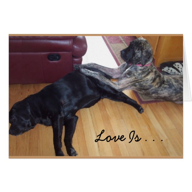 Love Is . . . Taking Turns Giving A Massage (Front Horizontal)