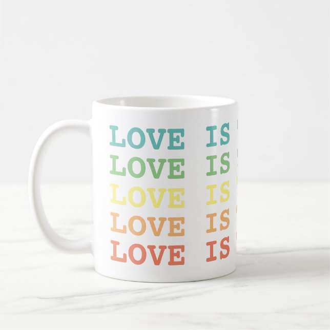 Love Is The Answer Coffee Mug (Left)