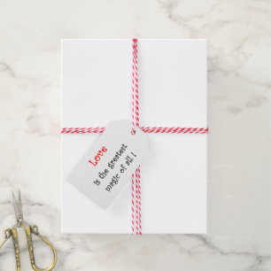 Love is the Greatest Magic of All Gift Tags
