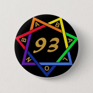 "love is the law" 6 cm round badge