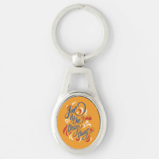 Love is the only thing key ring