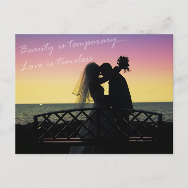 love is timeless postcard (Front)