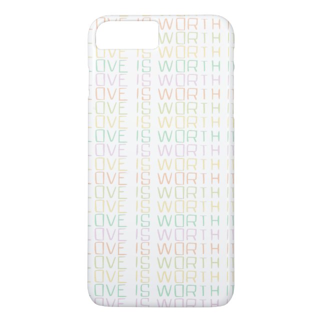 Love Is Worth It Case-Mate iPhone Case (Back)